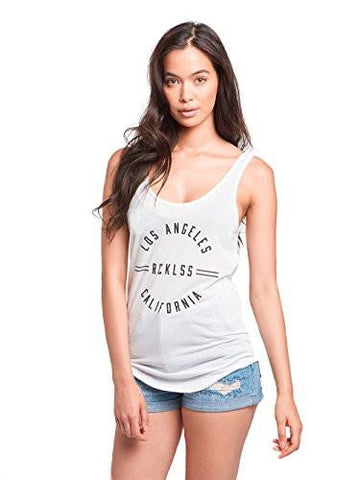 Rcklss Native Double Scoop Tank White L Tops Tanks White