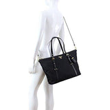 Prada Tessuto Saffian Shopping Tote 1Bg253 Nero Black