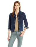 Reese Long Sleeve Denim Button Front Jean Jacket, Coast Line, Small