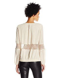 Guess Long Ssleeve Ash Lace Top Fog S