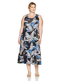 Plus Size Maxi Tank Dress, Multi, 3X