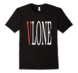 Vlone Tshirt For And Kids Medium Black