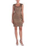S Sheath Dress, 2, Brown