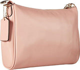 Leather Carrie Crossbody Blush Crossbody Bag