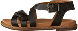 Corsio Bambi Platform Black Leather 8 Medium Us