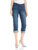 Dayla Wide Cuff Capri Jeans, Oak Hill, 10