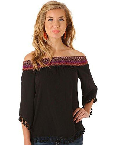 Off The Shoulder Top Black XLarge