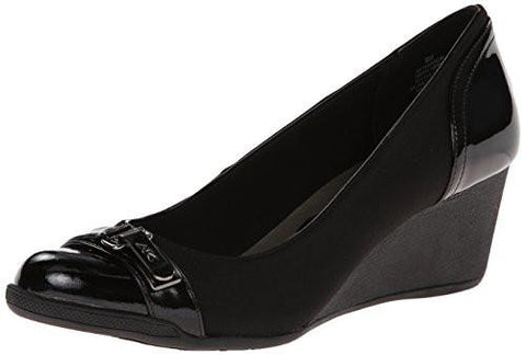 Sport Tamarow Fabric Wedge Pump Black 8 M Us