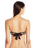 Algiers Molded Cup Bandeau Bikini Top Black 6