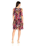 Nine West Fit And Flare Cold Shoulder Dress Salsaharvest 12