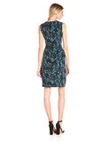 Drape Twist Dress, Fontaine Blue, Medium
