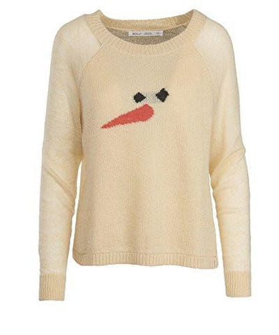 Motif Mohair Crew Sweater, Wool Cream, Large