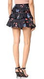 Multi Ruffle Skirt, Black, 2