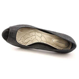 Soria Peep Toe Classic Pumps Black Size 6