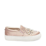 Glamour Fashion Sneaker Blush Satin 10 M Us