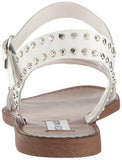 Donddis Flat Sandal White Leather 8 M Us