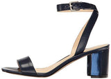 Nine West Tullip Leather Dress Sandal Navy 8 M Us