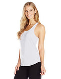 Impact French Terry Sleep Tank White Small