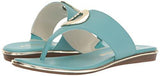 Gia Leather Flipflop Turquoise 8 M Us