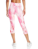 Active Crop Pant Print, Gardenia Row, Medium