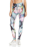 Active Long Pant Print Black Contrast, Floral Washout, Medium