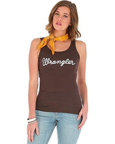 Logo Tank Top Brown Small