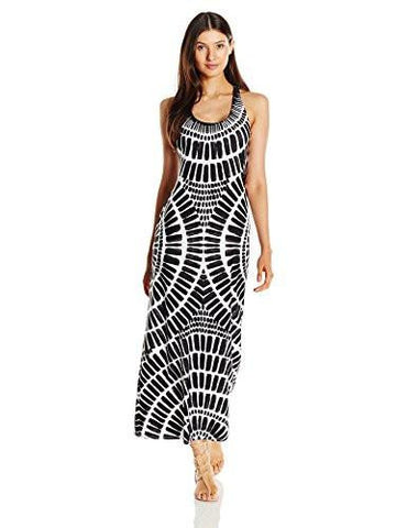 Algiers Long Dress Cover Up Black Small