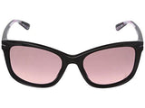 Drop In Oo923212 Cateye Sunglasses, Polished Black, 58 Mm