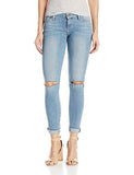 Verdugo Ankle Jeans W/ Raw Hem Cuff, Bella Destructed, 24