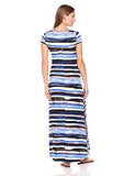 Painted Stripe Maxi Dress, Multi, L