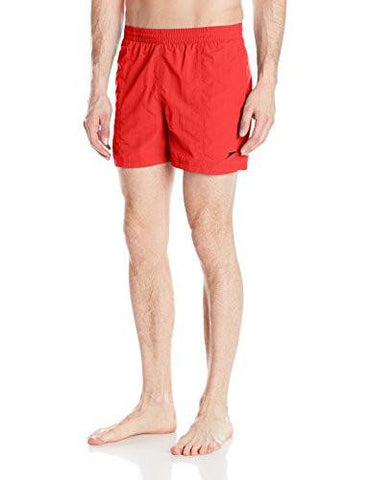 Speedo Deck Volley Shorts Workout & Swim Trunks Atomic Red Medium