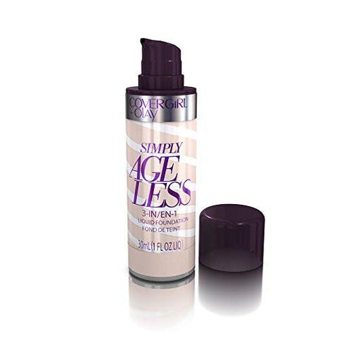 CovergirlOlay Simply Ageless 3In1 Liquid Foundation Classic Ivory, 1 Oz