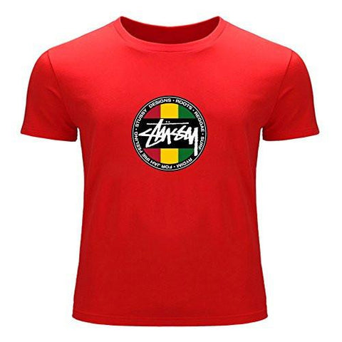 Stussy For Printed Short Sve Tee Tshirt Xxlarge Red