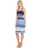 Karen Kane VNeck Midi Dress Print Dress