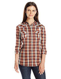 Rock 47 Long Sleeve Woven Shirt, Yellow/Blue/Red Plaid, Large