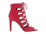 Cherries Holiday Red Lux Kid Suede Shoe