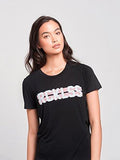 Reckless Girls Switch Up Long Scoop Tee Black Black Tops Tees,Black,Medium