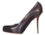 Maison Martin Margiela Brown Leather Flat Heel Pumps Court Shoes Brown 8