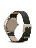 Kenneth Cole York Classic Quartz Stainless Steel And Black Leather Dress Watch Model: 10025930