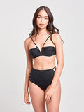 Leila Underwire Swim Top Black L Swimwear Bikini Black