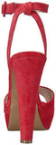 Steve Madden Amber Dress Sandal Red Suede 85 M Us
