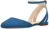 Nine West Begany Suede Ballet Flat Blue 9 M Us