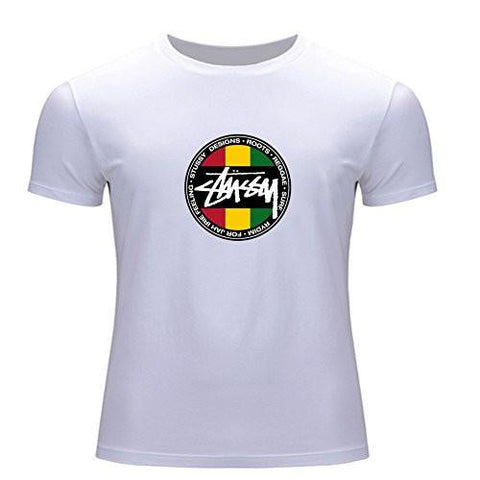 Stussy For Printed Short Sve Tee Tshirt Xxxlarge White