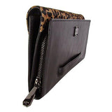 Kenneth Cole York Arch Place Clutch Nat Leopard Black One Size