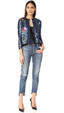 Sequin Intarsia Cardigan, Blue, Small