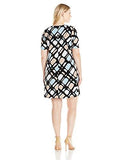 Plus Size Line Dress, Print, 2X