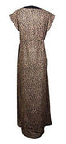 Michael Michael Kors Abstract Jaguar Deepv Coverup Dress Khaki Dress