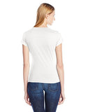 Sequin Logo Tee White Xlarge