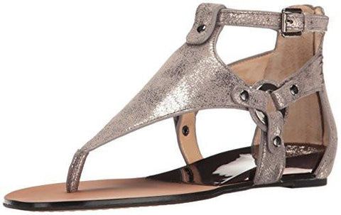 Vince Camuto Averie Wedge Sandal Metal Grey 11 M Us