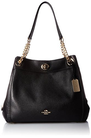 Turnlock Edie Liblack Shoulder Bag